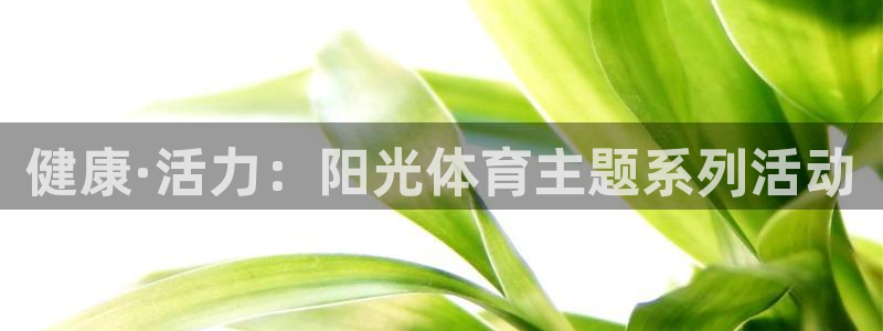 健康·活力：阳光体育主题系列活动